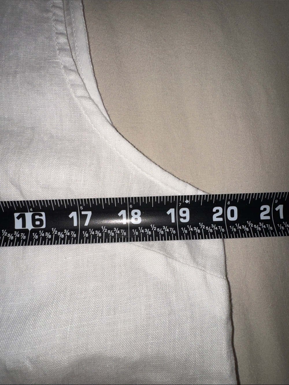 United Colors of Benetton Sleeveless Linen Top Neck Scalloped Embroidery Size M - Picture 7 of 8